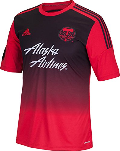 MLS Portland Timbers Men's Short Sleeve Replica Secondary Jersey, XX-Large,  Red 